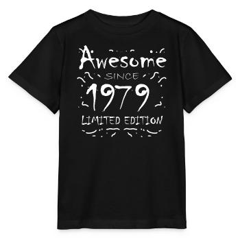 1979 - Jahrgang 1979 - Fantastisch seit 1979 - Stanley/Stella Kinder T-Shirt MINI CREATOR  - Schwarz - Vorne - Mikhail (115cm)