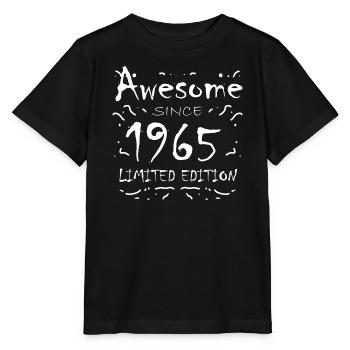 1965 - Jahrgang 1965 - Fantastisch seit 1965 - Stanley/Stella Kinder T-Shirt MINI CREATOR  - Schwarz - Vorne - Mikhail (115cm)