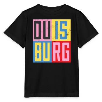 Design de la ville de Duisbourg - T-shirt bio MINI CREATOR Stanley/Stella Enfant - noir - Devant - Mikhail (115cm)