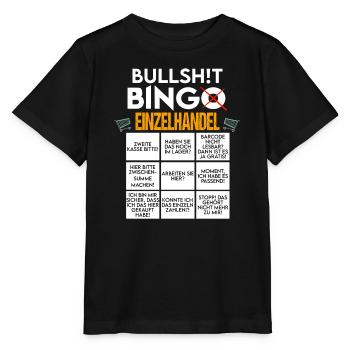 Einzelhandel Kasse Verkäuferin Kaufmann Kauffrau - Stanley/Stella Kinder T-Shirt MINI CREATOR  - Schwarz - Vorne - Mikhail (115cm)