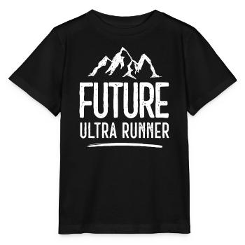 Future Ultra Runner - Stanley/Stella Kinder T-Shirt MINI CREATOR  - Schwarz - Vorne - Mikhail (115cm)
