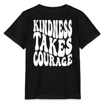 Peace Love Hope Kids Unity Day Anti Bullying - Stanley/Stella MINI CREATOR Kids’ T-Shirt - black - Front - Mikhail (115cm)