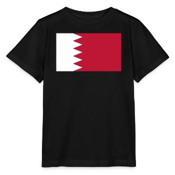 Qatar Flag Flag - Stanley/Stella MINI CREATOR Kids’ T-Shirt - black - Front - Mikhail (115cm)