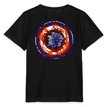 Crazy Bullseye - Stanley/Stella MINI CREATOR Kids’ T-Shirt - black - Front - Mikhail (115cm)