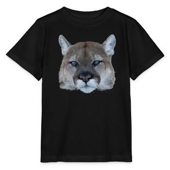 Panthère - T-shirt bio MINI CREATOR Stanley/Stella Enfant - noir - Devant - Mikhail (115cm)