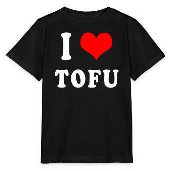 J'adore le tofu - T-shirt bio MINI CREATOR Stanley/Stella Enfant - noir - Devant - Mikhail (115cm)