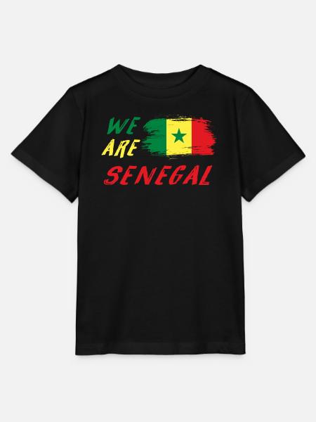 Wir sind Senegal - Stanley/Stella Kinder T-Shirt MINI CREATOR  - Schwarz