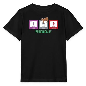 Sleeping Sloth Animal Statement Mammal - Stanley/Stella MINI CREATOR Kids’ T-Shirt - black - Front - Mikhail (115cm)