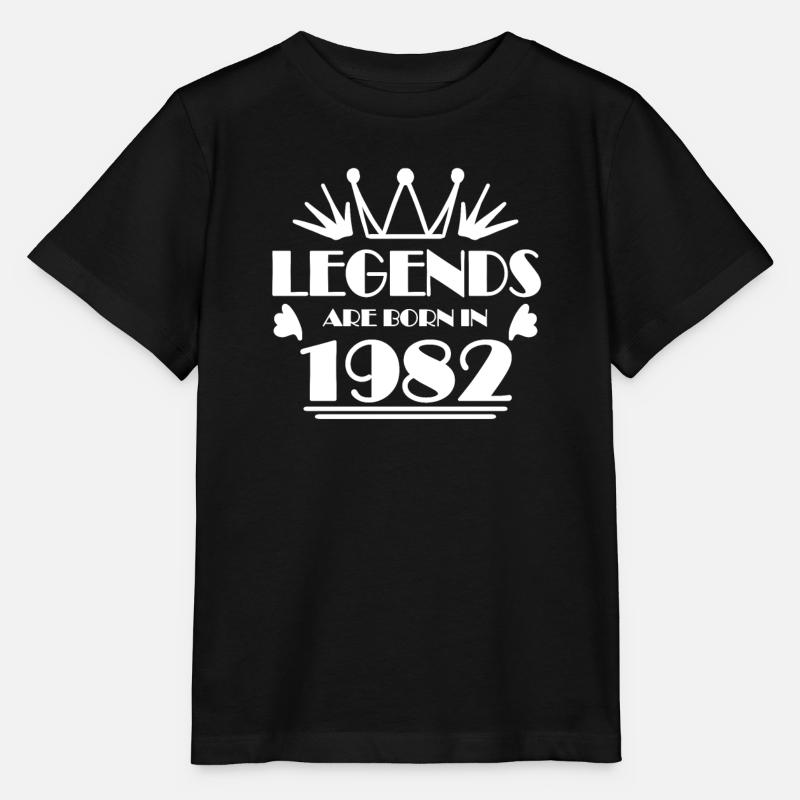 1982 - Né en 1982 - T-shirt bio MINI CREATOR Stanley/Stella Enfant - noir