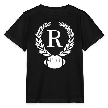 rugby, rugby sport, rugby player - Stanley/Stella MINI CREATOR Kids’ T-Shirt - black - Front - Mikhail (115cm)