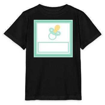 Personnalisez votre propre modèle de bébé - T-shirt bio MINI CREATOR Stanley/Stella Enfant - noir - Devant - Mikhail (115cm)