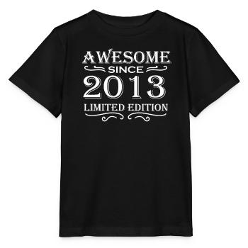 2013 - Millésime 2013 - Fantastique depuis 2013 - T-shirt bio MINI CREATOR Stanley/Stella Enfant - noir - Devant - Mikhail (115cm)