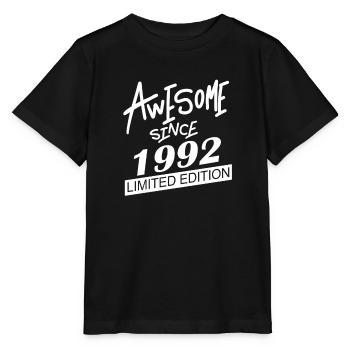 1992 - Jahrgang 1992 - Fantastisch seit 1992 - Stanley/Stella Kinder T-Shirt MINI CREATOR  - Schwarz - Vorne - Mikhail (115cm)