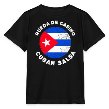 Rueda de Casino - Cuban Salsa - Stanley/Stella Kinder T-Shirt MINI CREATOR  - Schwarz - Vorne - Mikhail (115cm)