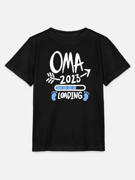 Oma 2023 - Werdende Oma 2023 - Stanley/Stella Kinder T-Shirt MINI CREATOR - Schwarz