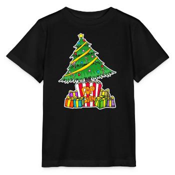 WeihnachtenKino Serie Filme anschauen - Stanley/Stella Kinder T-Shirt MINI CREATOR  - Schwarz - Vorne - Mikhail (115cm)