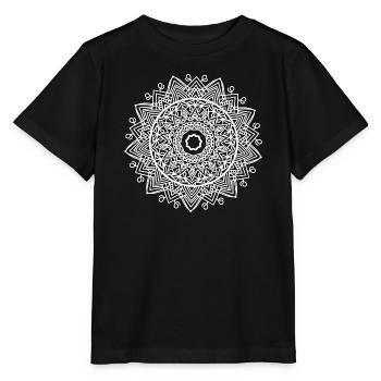 Mandala - Stanley/Stella MINI CREATOR Kids’ T-Shirt - black - Front - Mikhail (115cm)