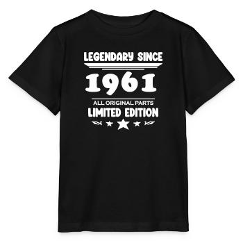 Baujahr 1961 - Stanley/Stella Kinder T-Shirt MINI CREATOR  - Schwarz - Vorne - Mikhail (115cm)