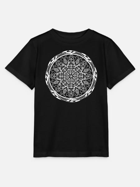 Mandala - Stanley/Stella Kinder T-Shirt MINI CREATOR  - Schwarz