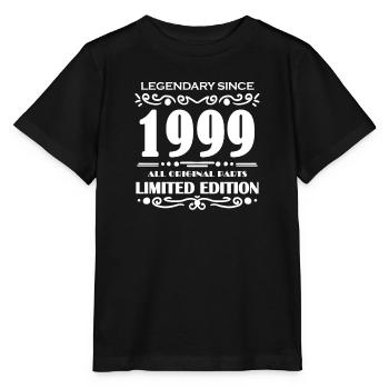 1999 - Année de construction 1999 - Né en 1999 - T-shirt bio MINI CREATOR Stanley/Stella Enfant - noir - Devant - Mikhail (115cm)
