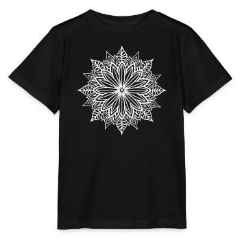 Mandala - T-shirt bio MINI CREATOR Stanley/Stella Enfant - noir - Devant - Mikhail (115cm)