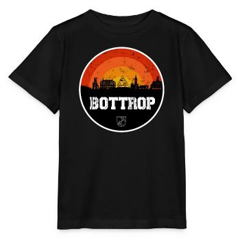 Bottrop Skyline - T-shirt bio MINI CREATOR Stanley/Stella Enfant - noir - Devant - Mikhail (115cm)
