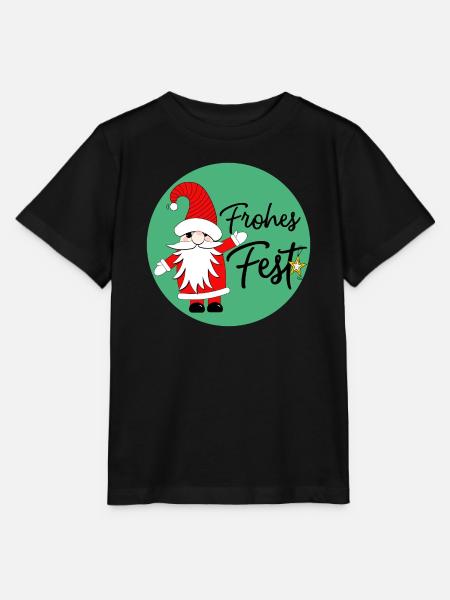 Frohes Fest - Stanley/Stella Kinder T-Shirt MINI CREATOR - Schwarz