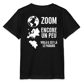 Belgique, je suis Belge, fierté Belge - T-shirt bio MINI CREATOR Stanley/Stella Enfant - noir - Devant - Mikhail (115cm)