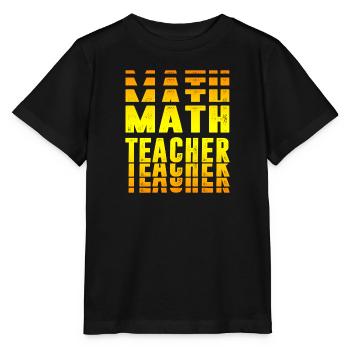 Mathelehrer Design - Stanley/Stella Kinder T-Shirt MINI CREATOR  - Schwarz - Vorne - Mikhail (115cm)