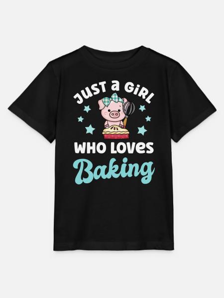 Backen Bäckerin - Stanley/Stella Kinder T-Shirt MINI CREATOR - Schwarz