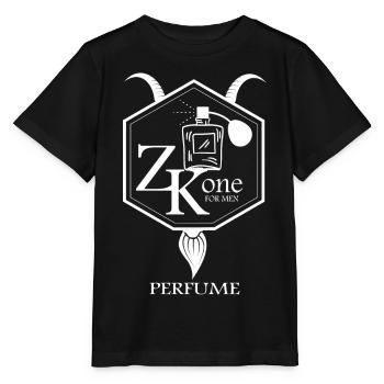 Parfum pour homme - T-shirt bio MINI CREATOR Stanley/Stella Enfant - noir - Devant - Mikhail (115cm)