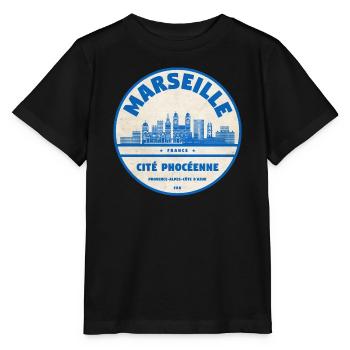 Marseille - Stanley/Stella MINI CREATOR Kids’ T-Shirt - black - Front - Mikhail (115cm)