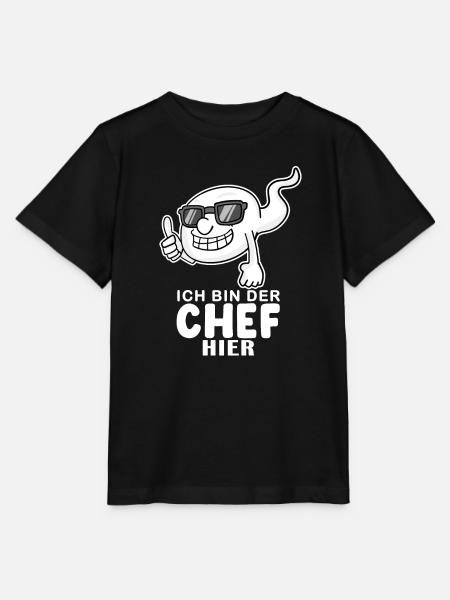 Cool Chef Spruch Büro Humor - Stanley/Stella Kinder T-Shirt MINI CREATOR - Schwarz