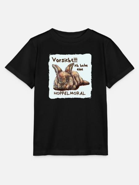 Hoppelmoral - Stanley/Stella Kinder T-Shirt MINI CREATOR - Schwarz