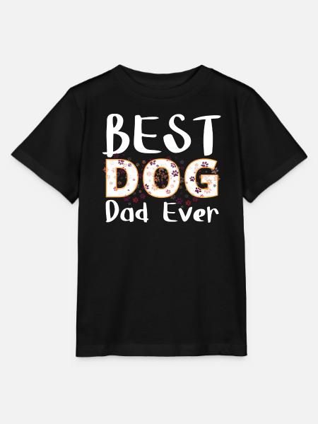 Bester Hundevater - Stanley/Stella Kinder T-Shirt MINI CREATOR  - Schwarz