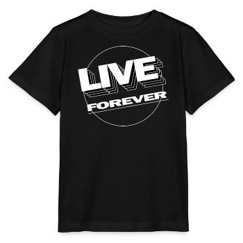 LIVE FOREVER - Stanley/Stella MINI CREATOR Kids’ T-Shirt - black - Front - Mikhail (115cm)