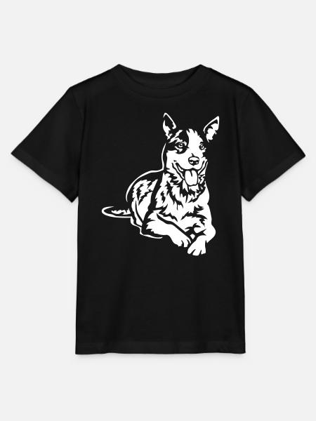 Australian Cattle Dog "Black Edition" - Stanley/Stella Kinder T-Shirt MINI CREATOR  - Schwarz
