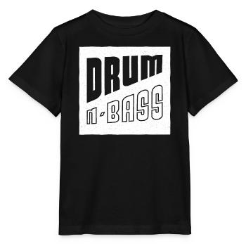 Drum And Bass musique électronique DNB, bass - T-shirt bio MINI CREATOR Stanley/Stella Enfant - noir - Devant - Mikhail (115cm)