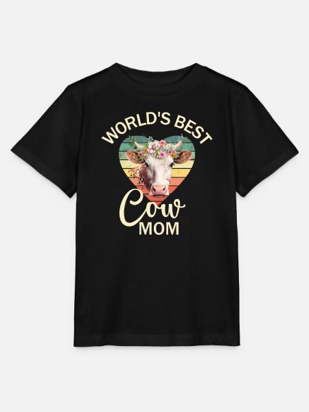 Kuh Kühe - Stanley/Stella Kinder T-Shirt MINI CREATOR  - Schwarz