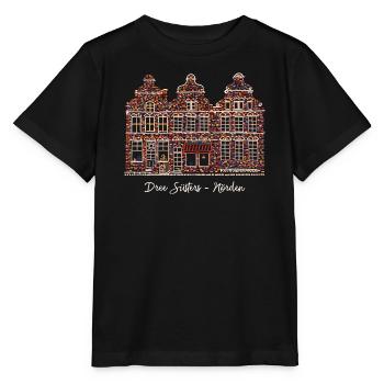 Norden, Frise orientale, Trois Sœurs Bas-allemand - T-shirt bio MINI CREATOR Stanley/Stella Enfant - noir - Devant - Mikhail (115cm)