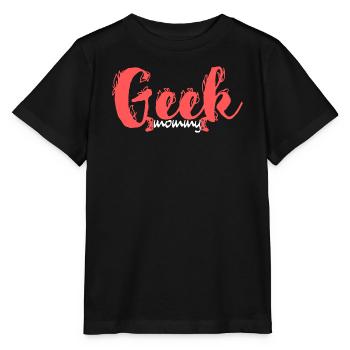 Geek Mommy Script - Stanley/Stella MINI CREATOR Kids’ T-Shirt - black - Front - Mikhail (115cm)