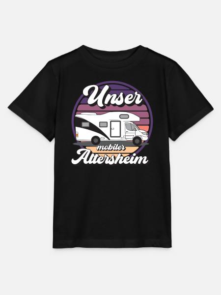 Mobiler Camper Outdoor Design - Stanley/Stella Kinder T-Shirt MINI CREATOR - Schwarz