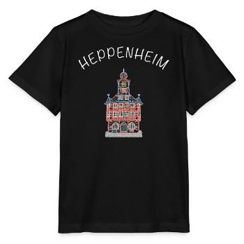 Historisches Rathaus Heppenheim, Hessen - Stanley/Stella Kinder T-Shirt MINI CREATOR  - Schwarz - Vorne - Mikhail (115cm)