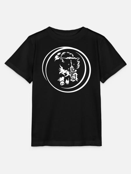Border Collie "Black Edition" - Stanley/Stella Kinder T-Shirt MINI CREATOR - Schwarz