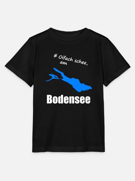 # Oifach schee, am Bodensee - Stanley/Stella Kinder T-Shirt MINI CREATOR - Schwarz