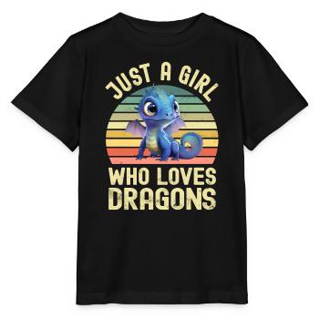 Dragon Dragon - T-shirt bio MINI CREATOR Stanley/Stella Enfant - noir - Devant - Mikhail (115cm)
