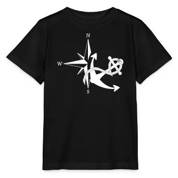 Anker & Seerose - Stanley/Stella Kinder T-Shirt MINI CREATOR  - Schwarz - Vorne - Mikhail (115cm)