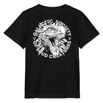 Société Galactique des Créatures Fortes - blanc - T-shirt bio MINI CREATOR Stanley/Stella Enfant - noir - Devant - Mikhail (115cm)