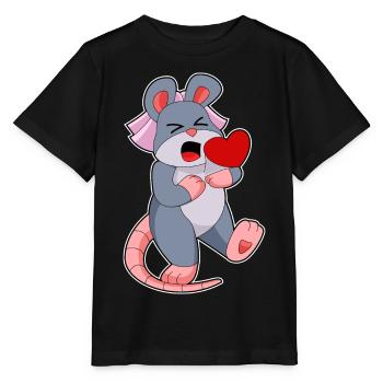 Maus Braut Schleier Hochzeit - Stanley/Stella Kinder T-Shirt MINI CREATOR  - Schwarz - Vorne - Mikhail (115cm)