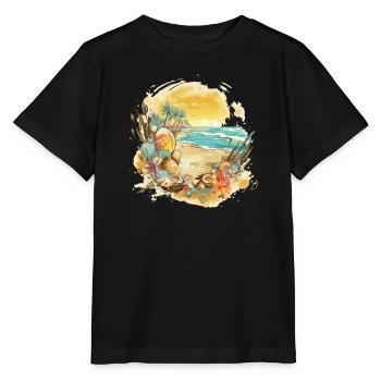 Strandtraum - Stanley/Stella Kinder T-Shirt MINI CREATOR  - Schwarz - Vorne - Mikhail (115cm)
